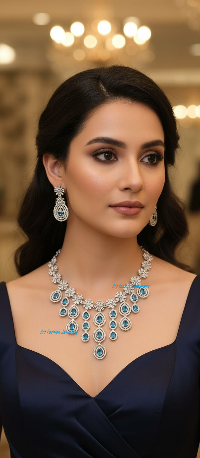 American Diamond CZ Necklace