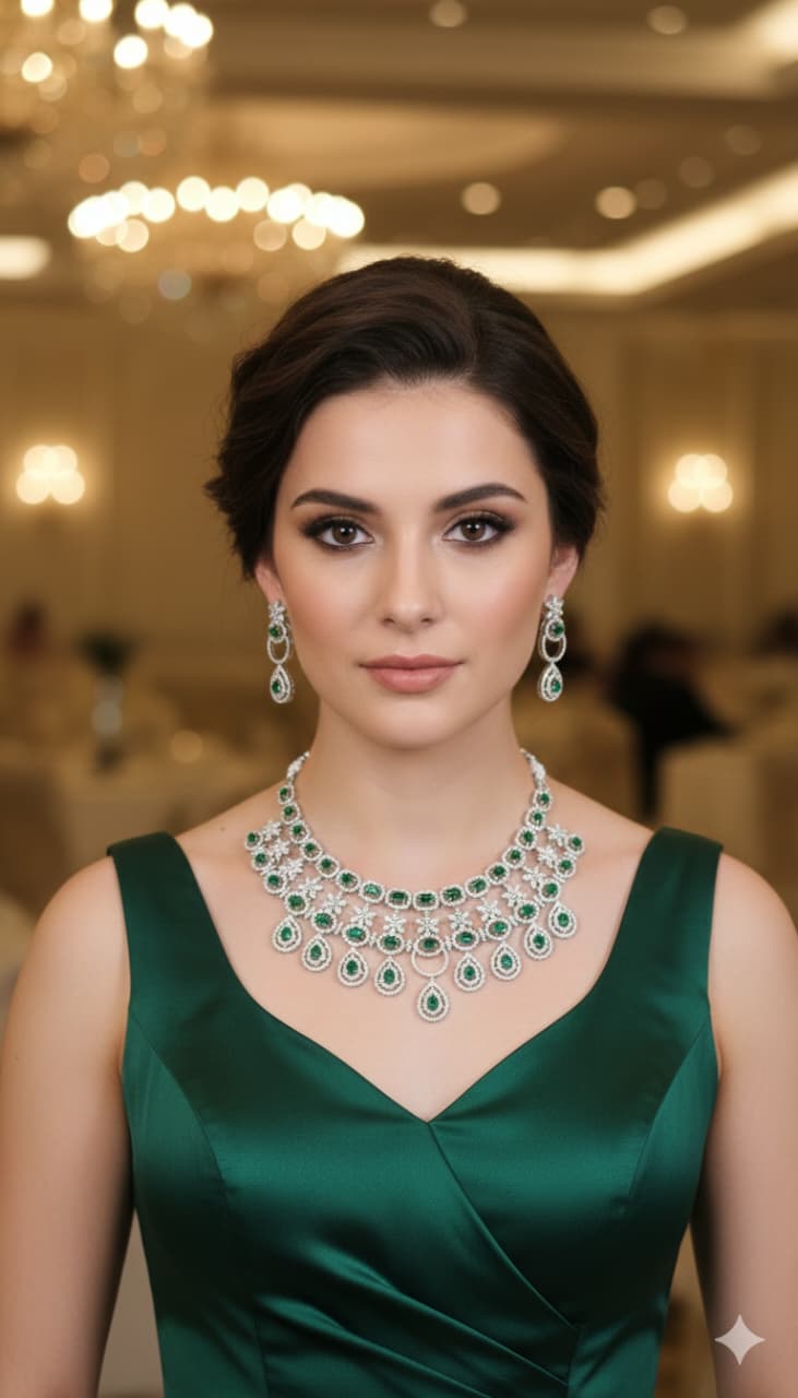 Premium Quality American Diamond Necklace party wear