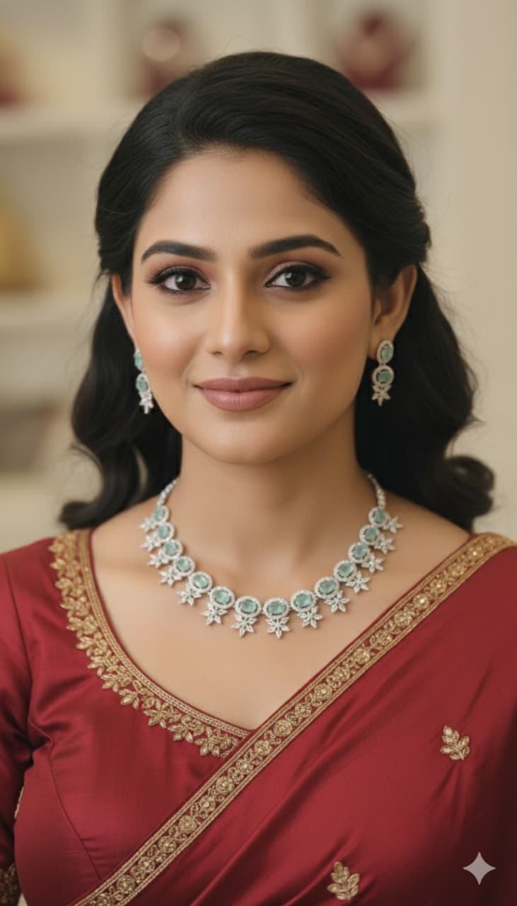 Premium Quality American Diamond Necklace