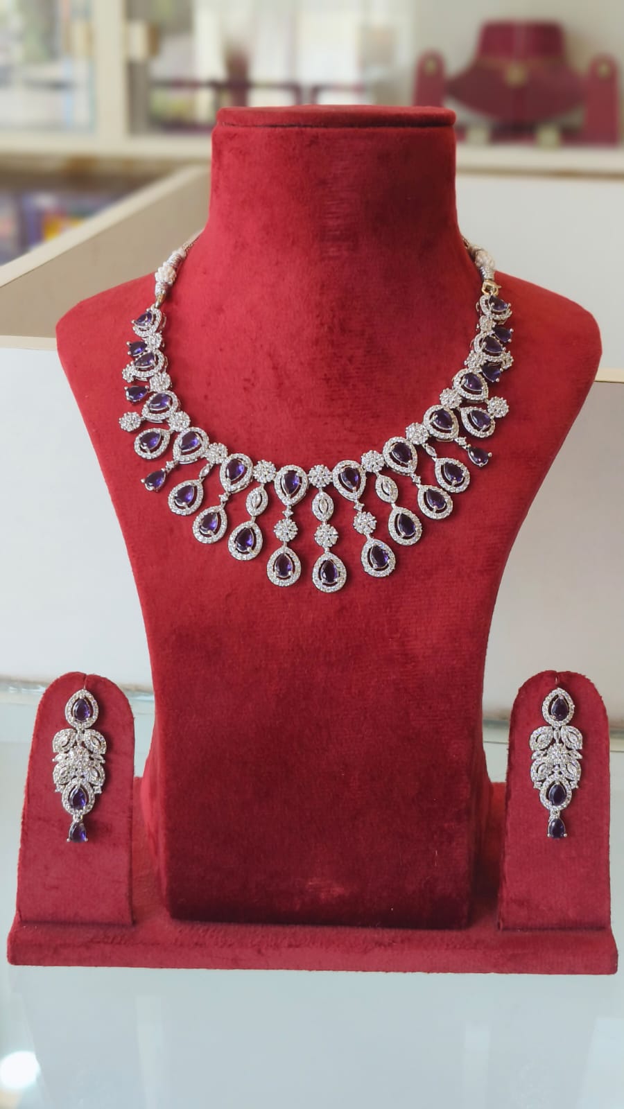 Premium Quality American Diamond Necklace