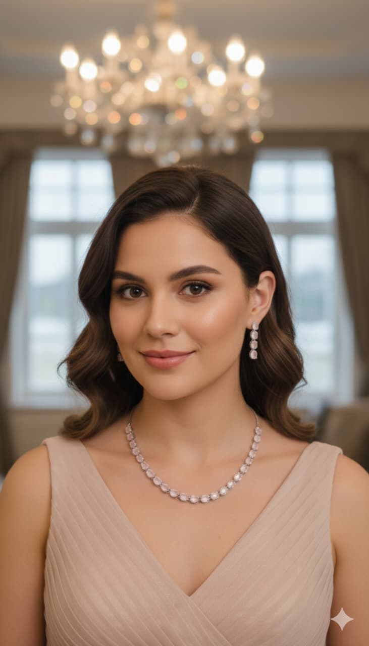 Premium Quality American Diamond Necklace