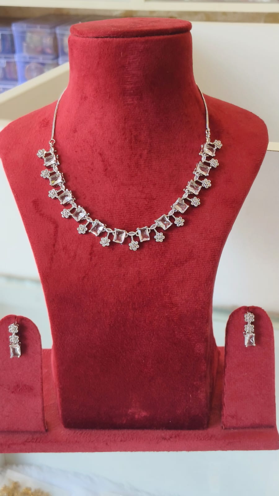 Premium Quality American Diamond Necklace