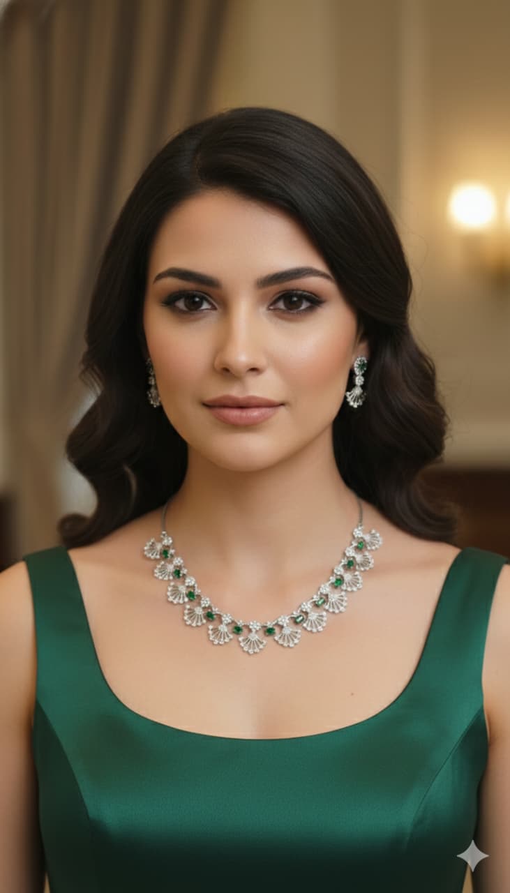 Premium Quality American Diamond Necklace