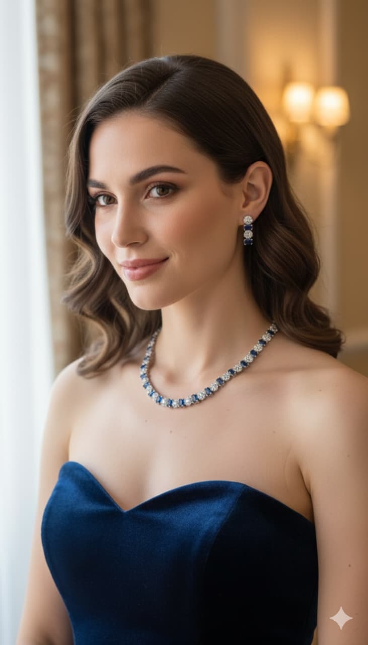 Premium Quality American Diamond Necklace