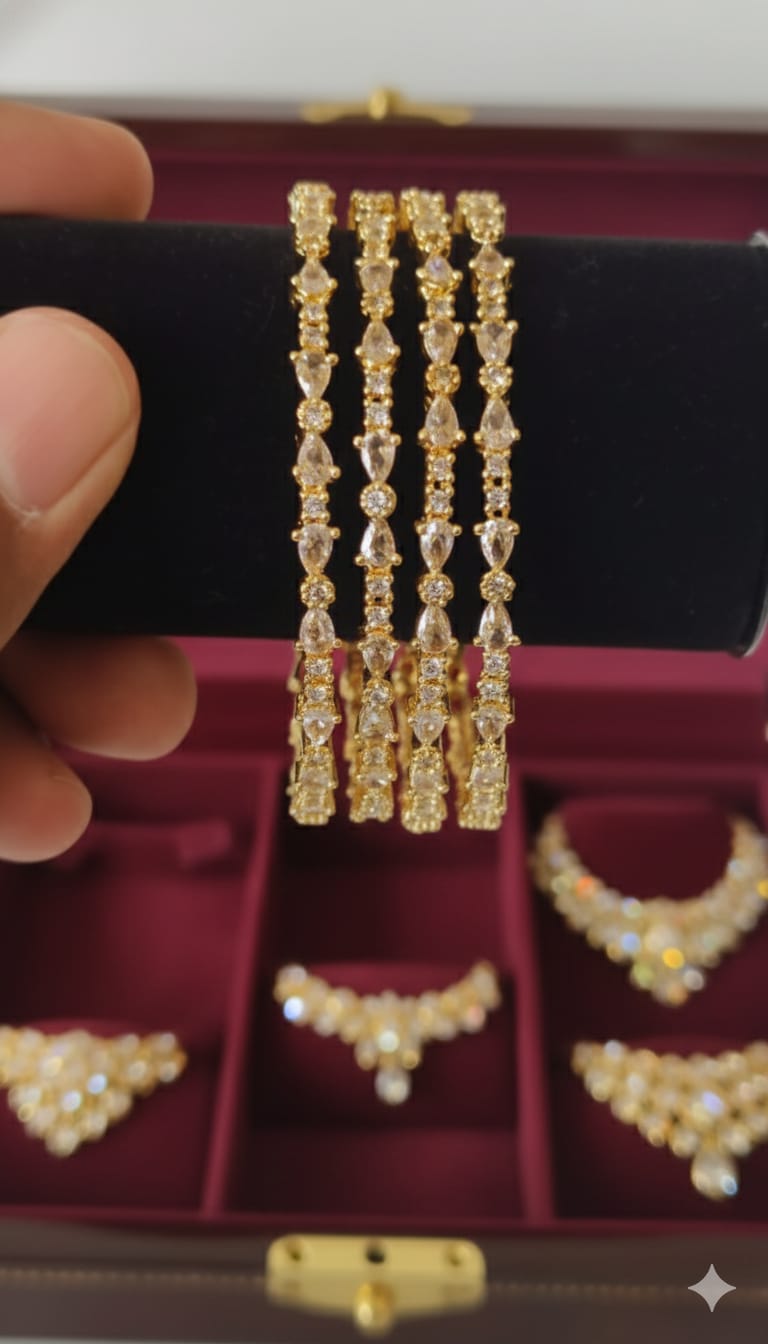 American Diamond Bangles