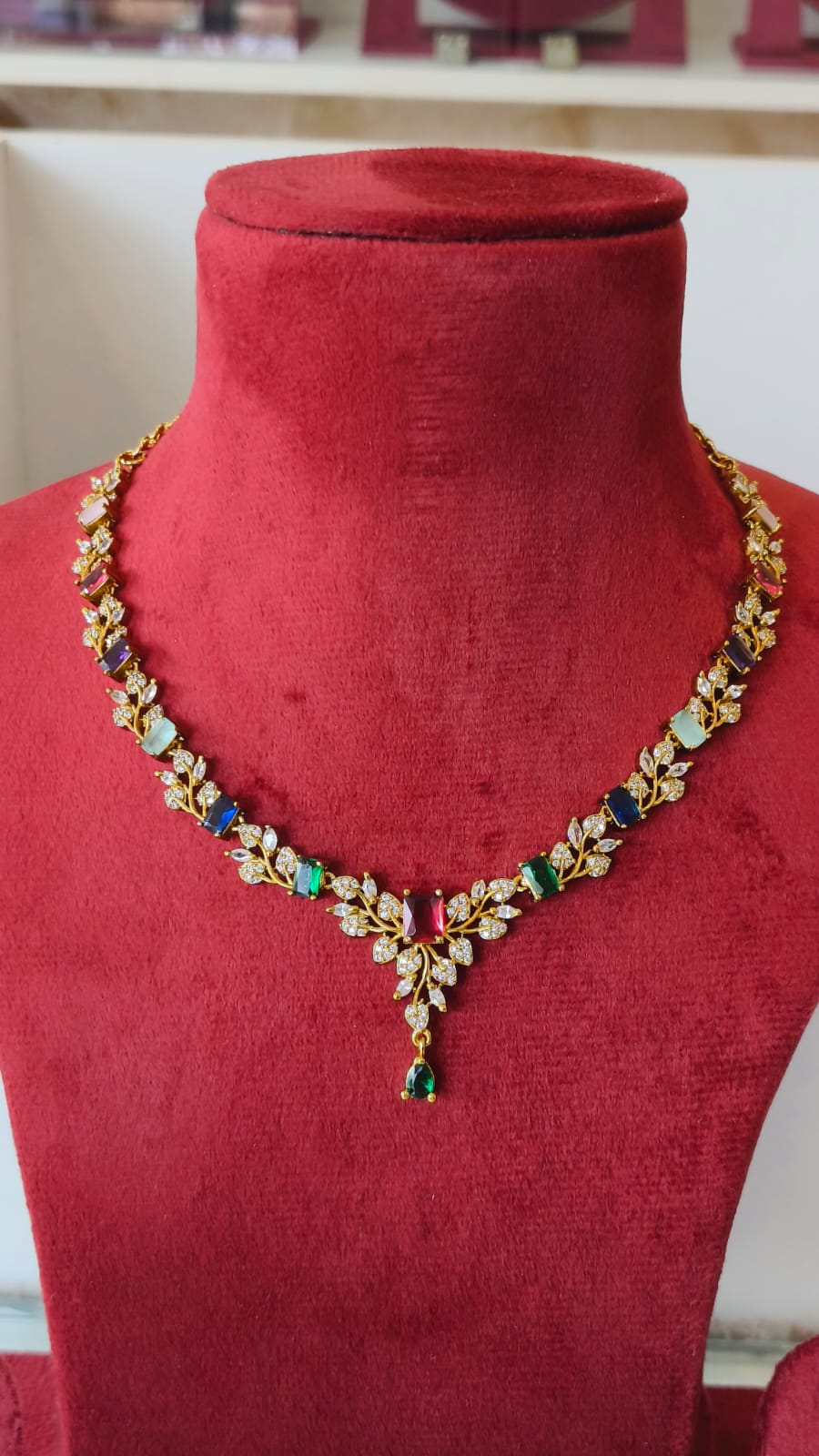 American Diamond CZ Necklace