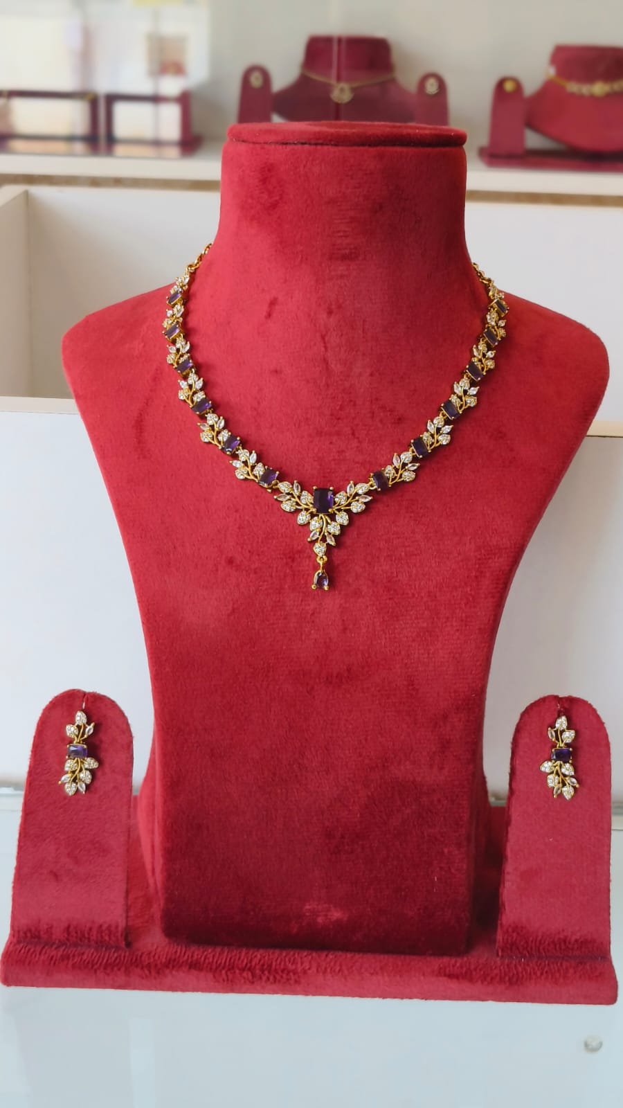 American Diamond CZ Necklace