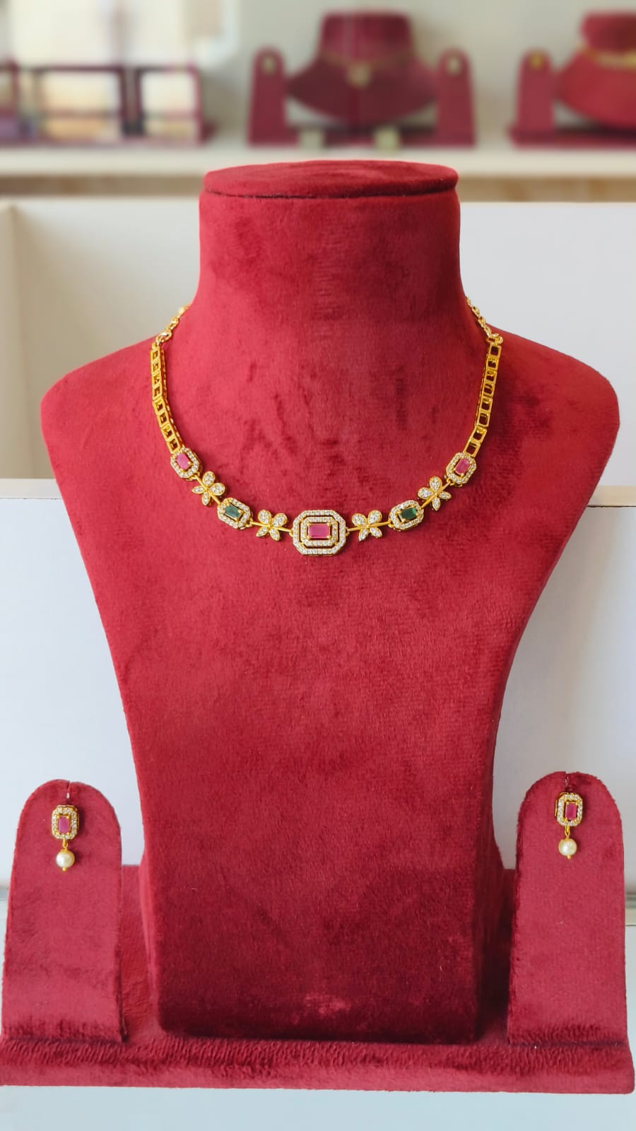 American Diamond CZ Necklace