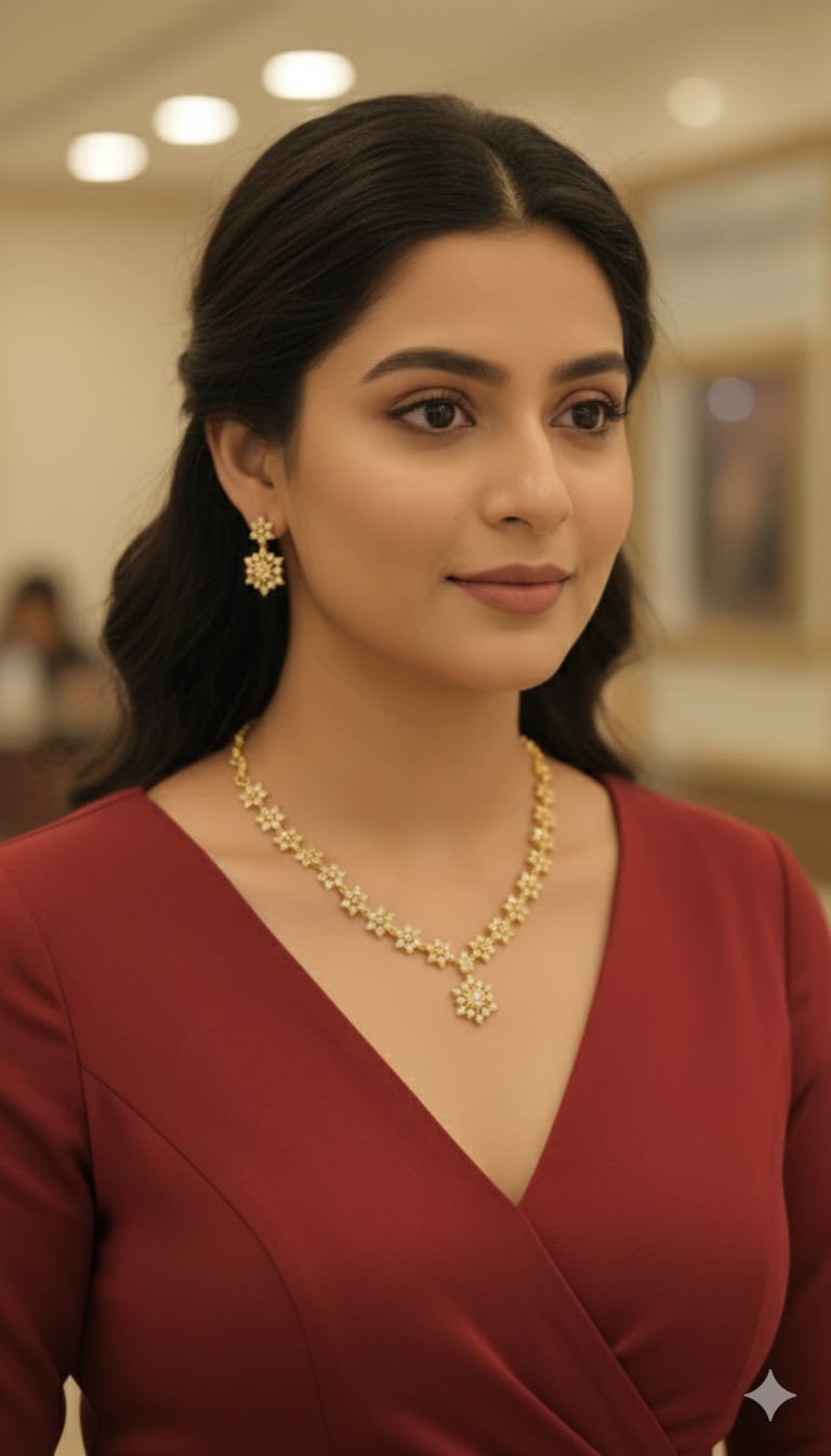 American Diamond CZ Necklace