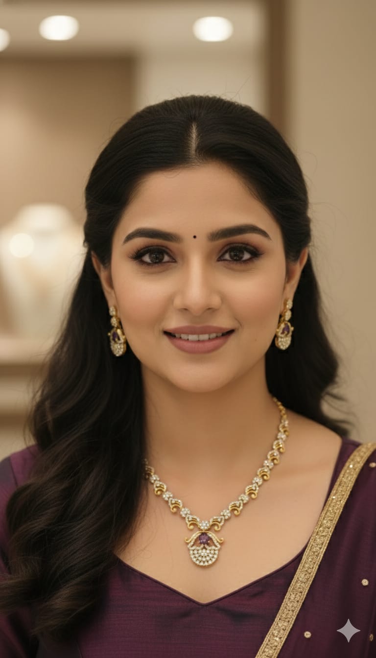 American Diamond CZ Necklace