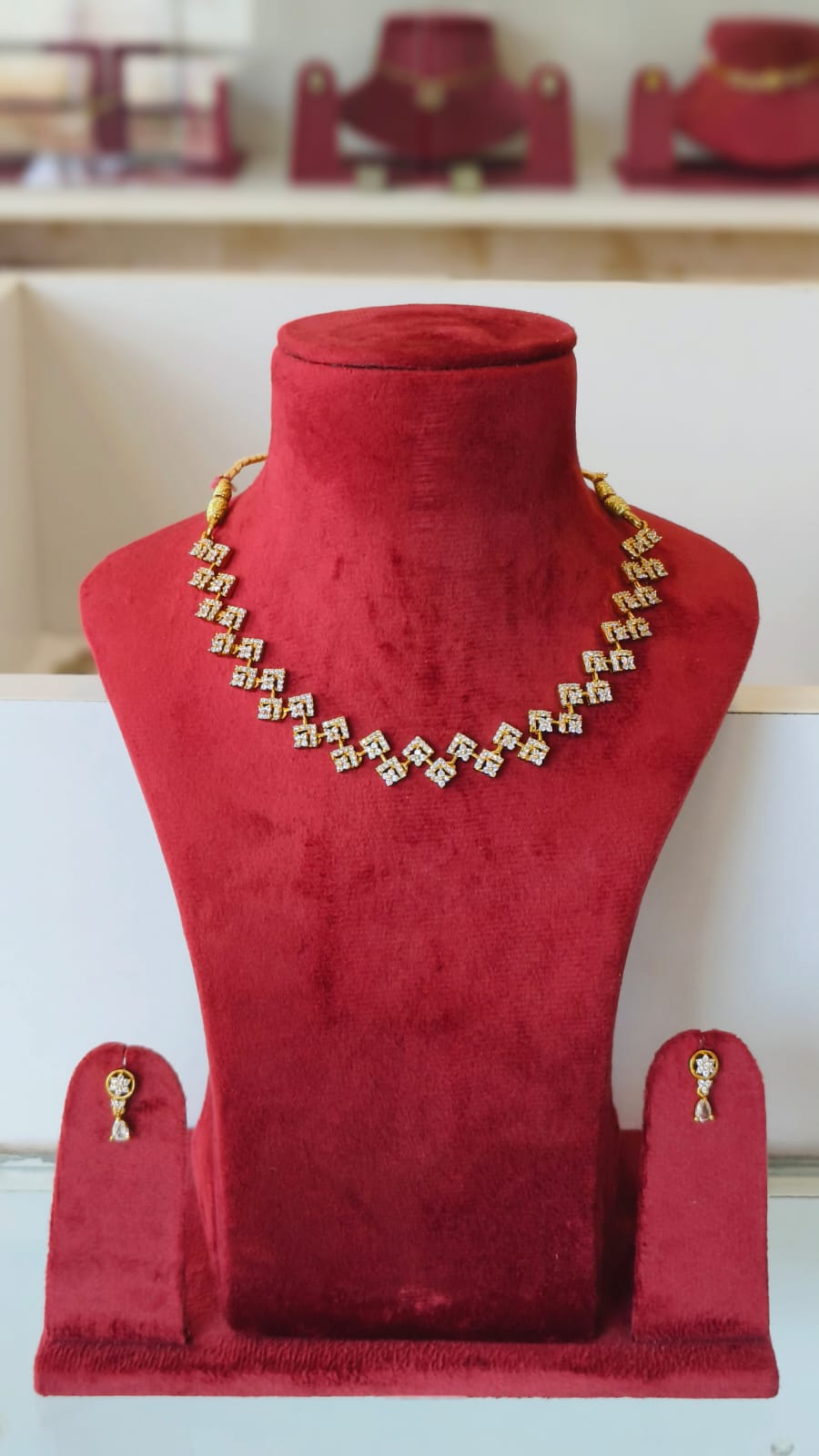 American Diamond CZ Necklace