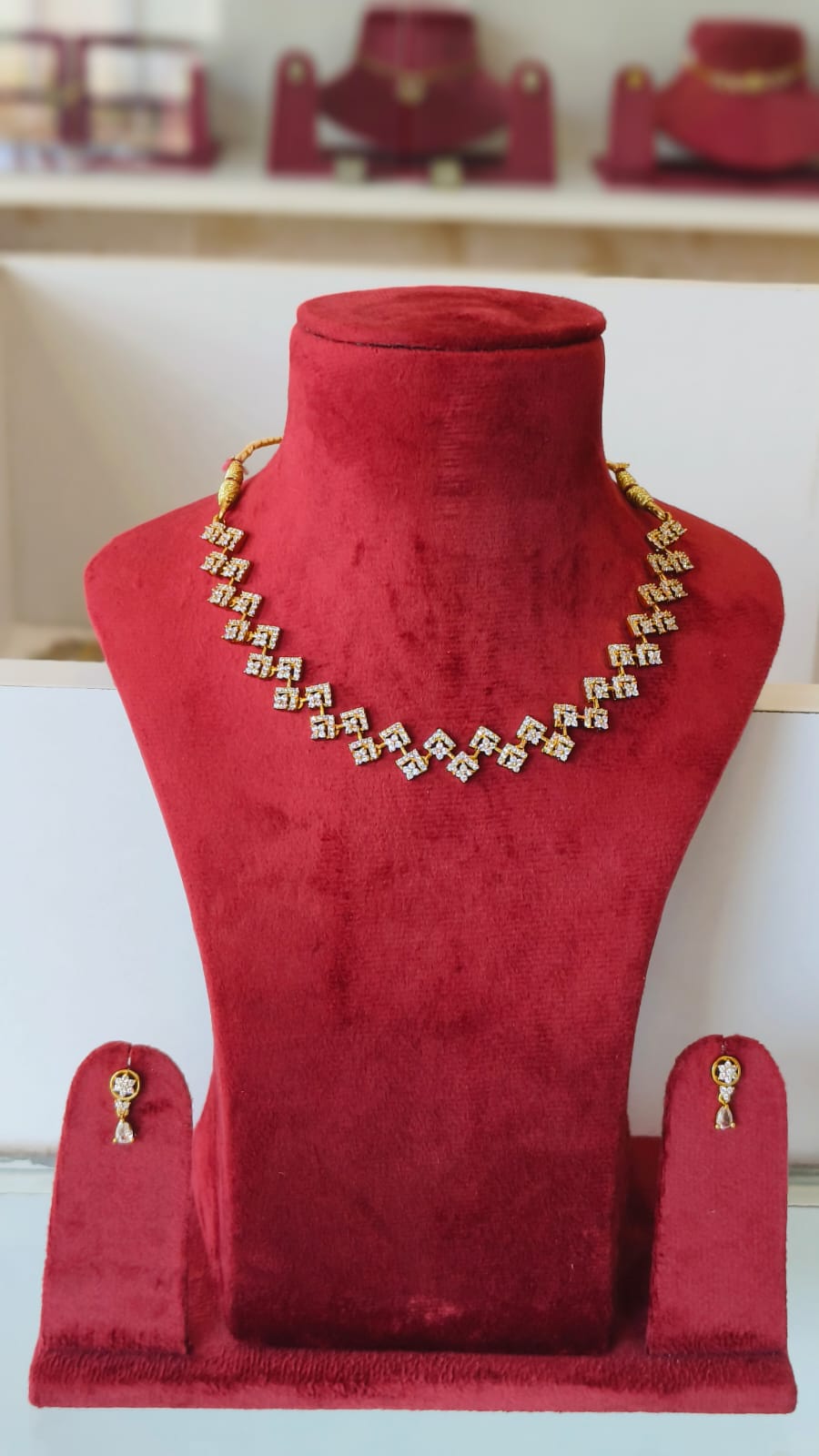 American Diamond CZ Necklace