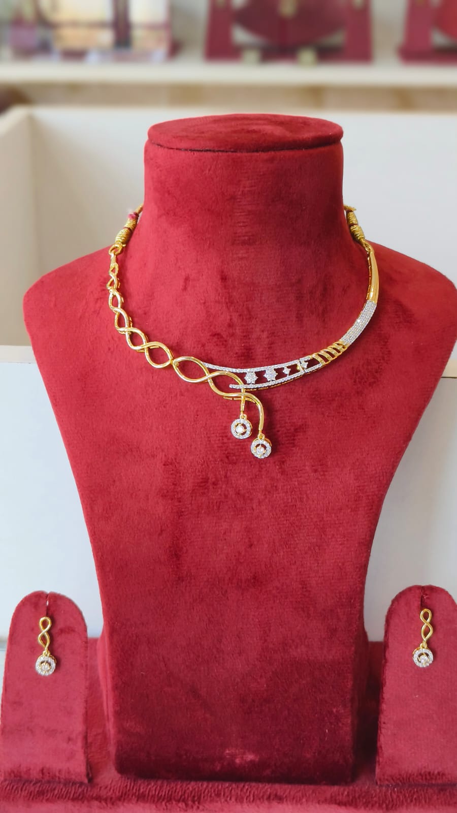 American Diamond CZ Necklace