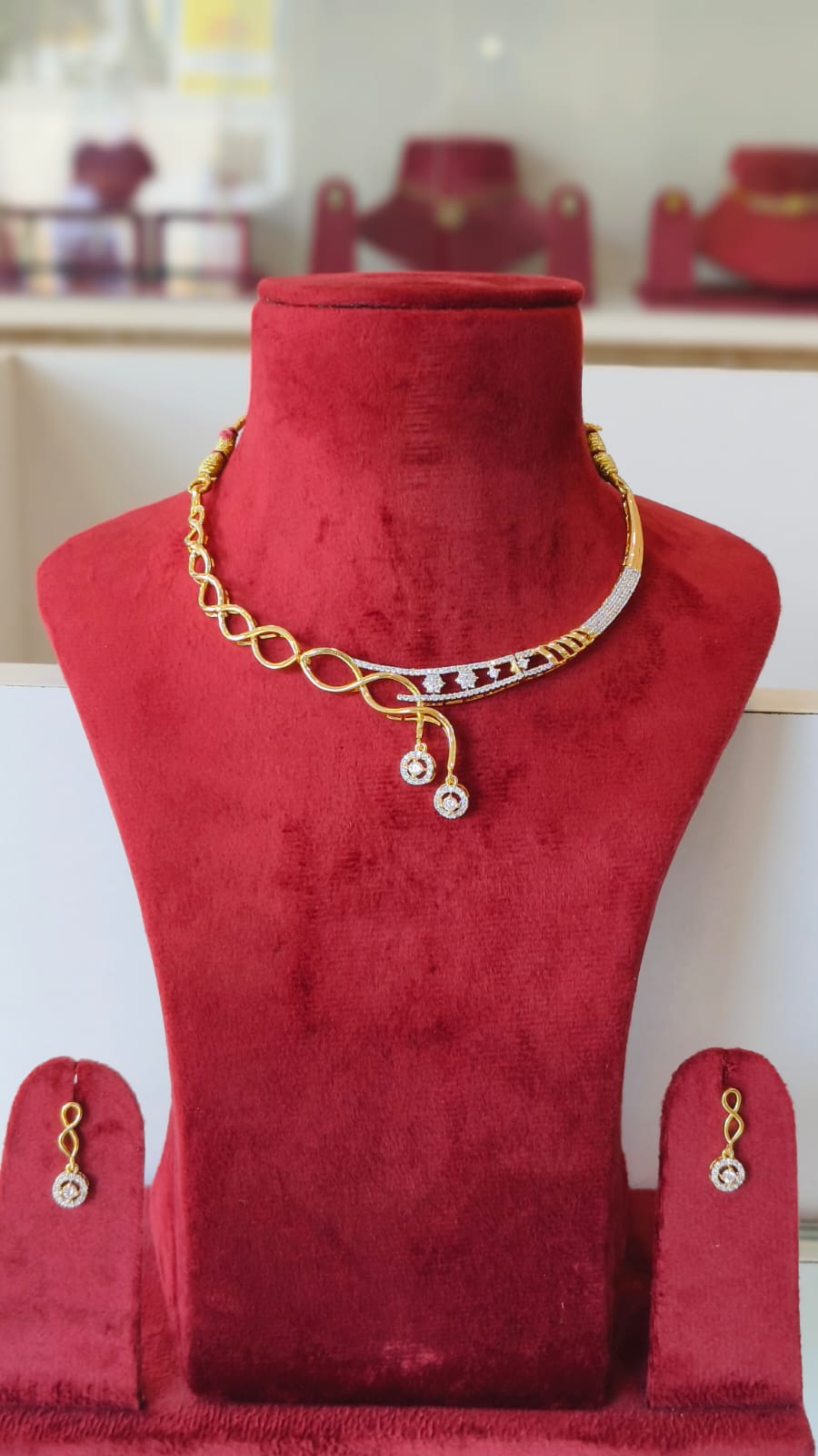 American Diamond CZ Necklace