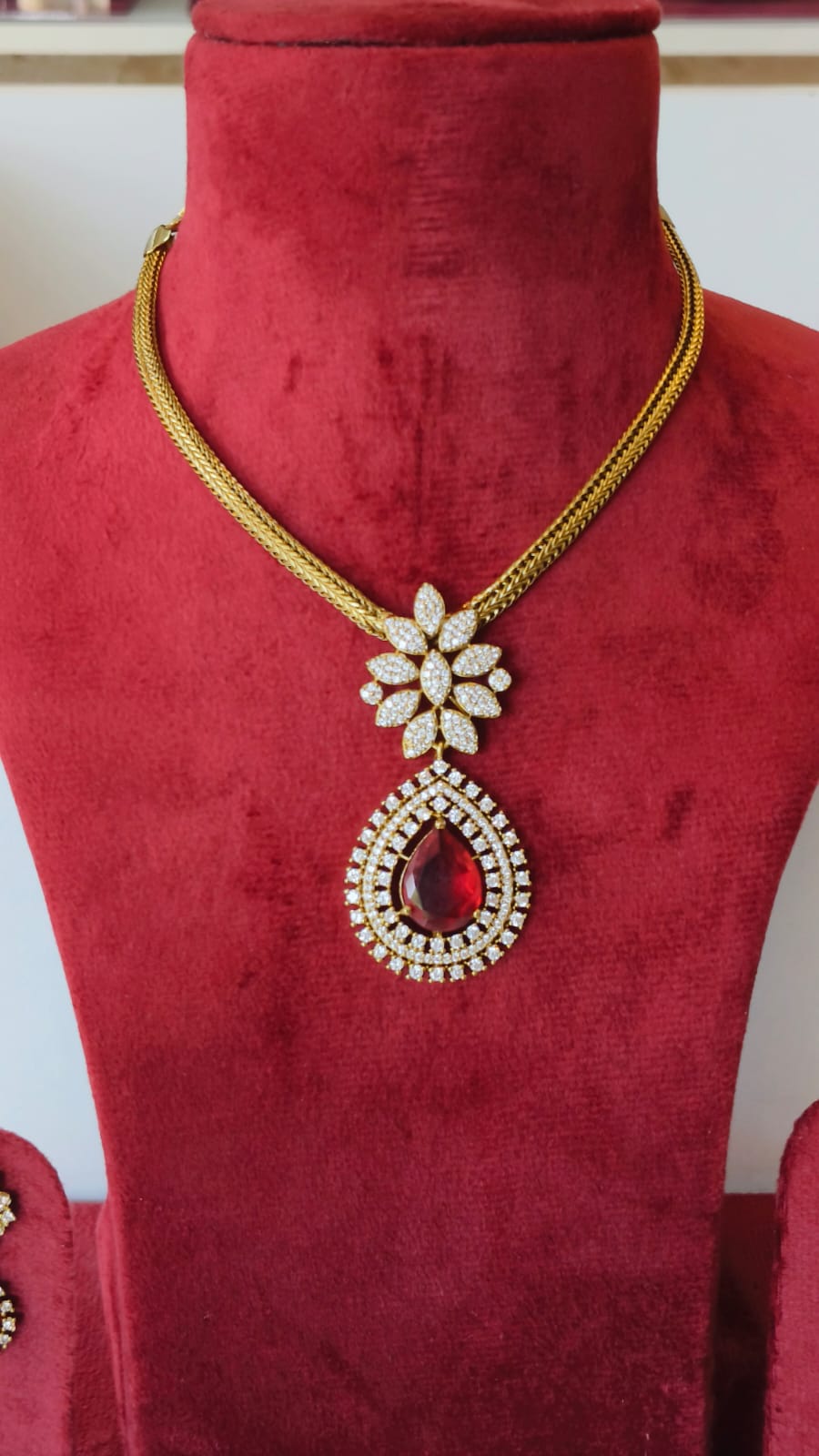 American Diamond CZ Necklace