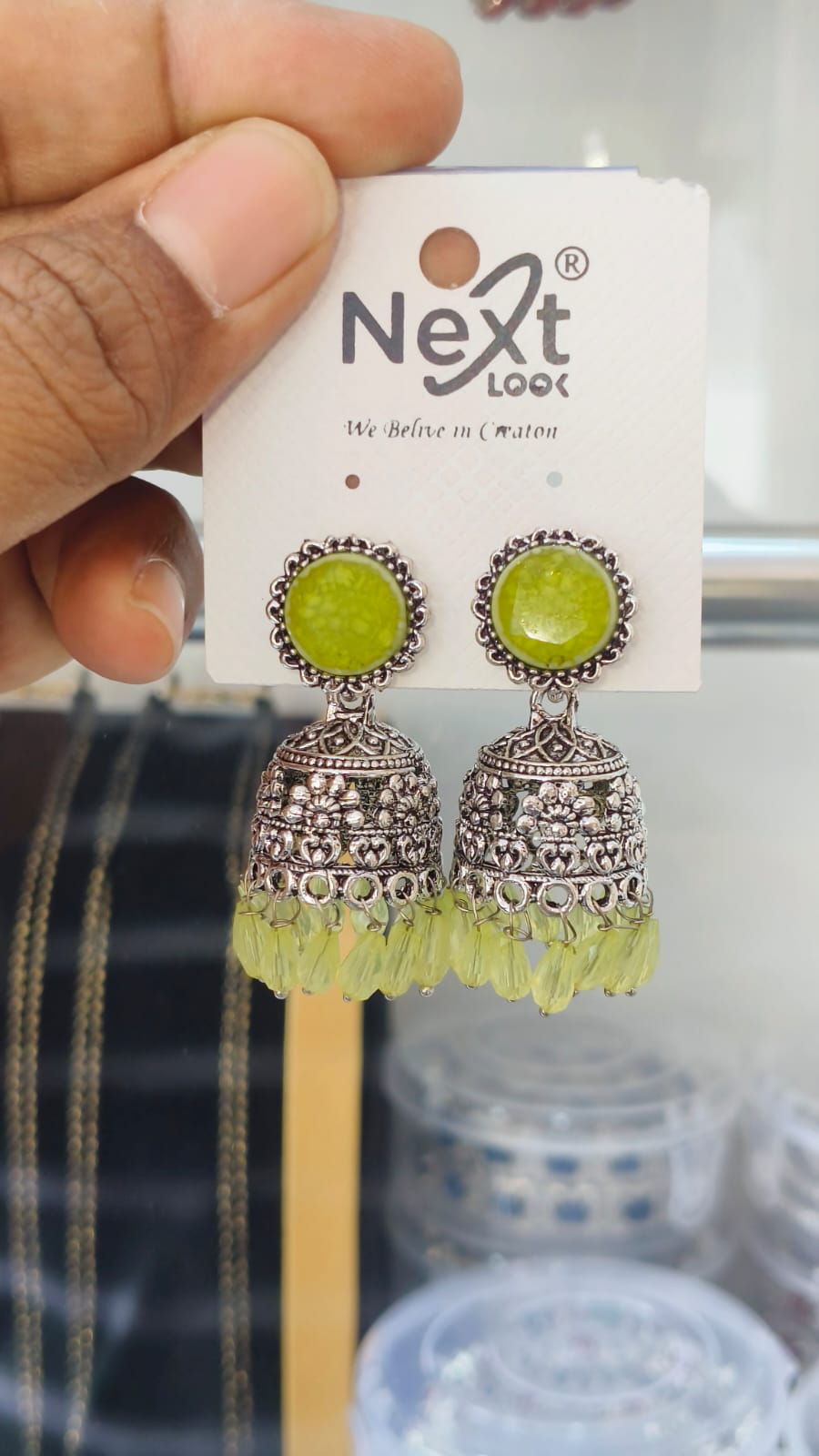 Oxidised Sliver Traditional Jumkha