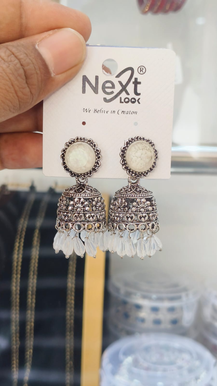 Oxidised Sliver Traditional Jumkha