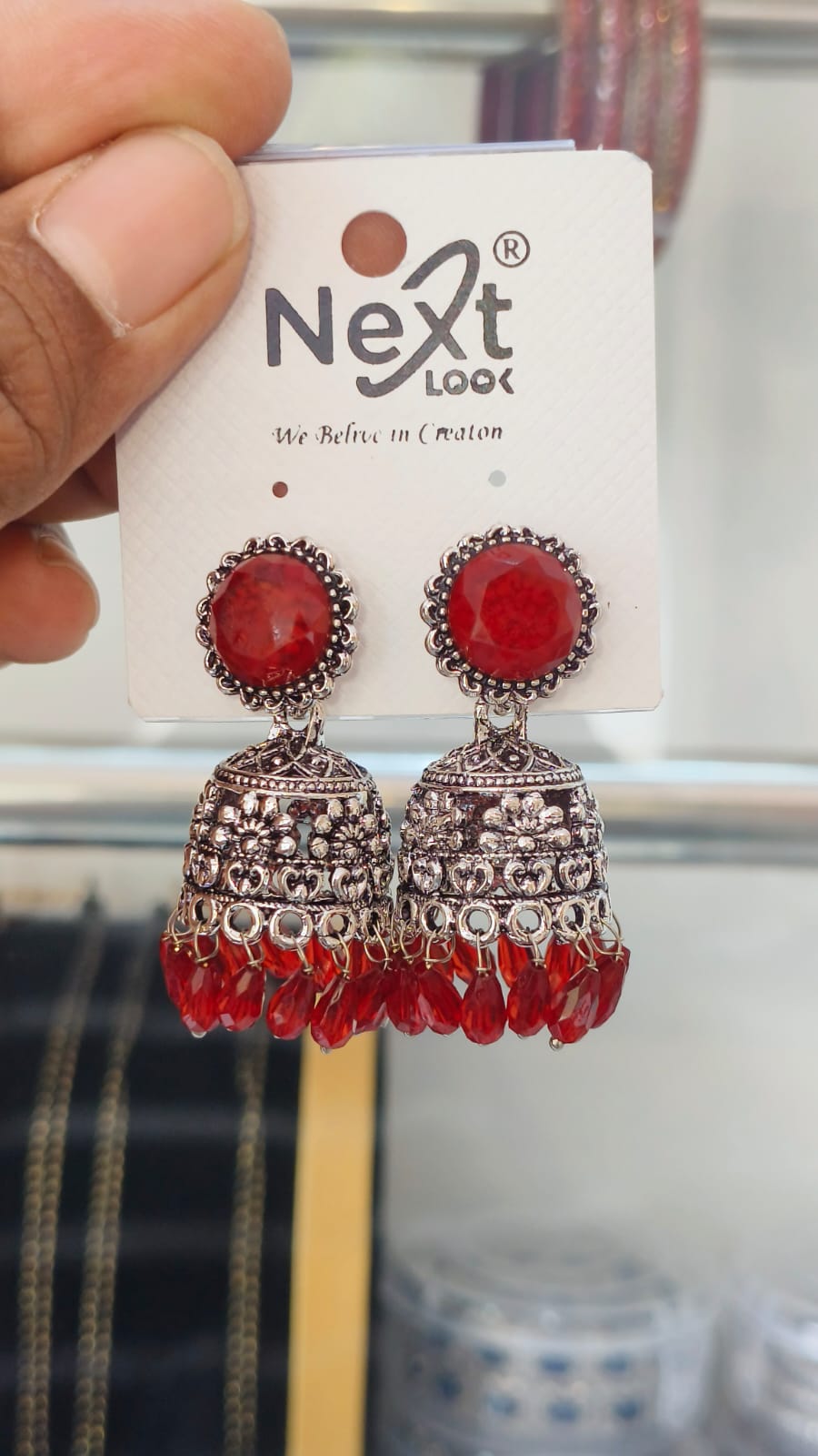Oxidised Sliver Traditional Jumkha