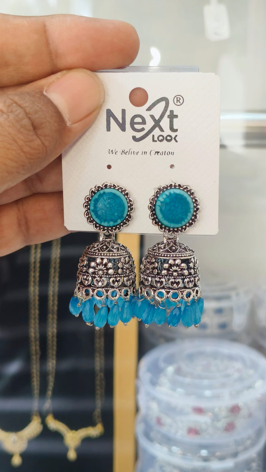 Oxidised Sliver Traditional Jumkha