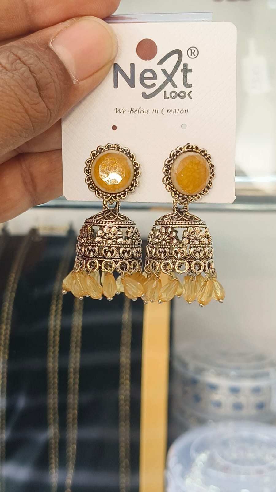 Oxidised Sliver Traditional Jumkha