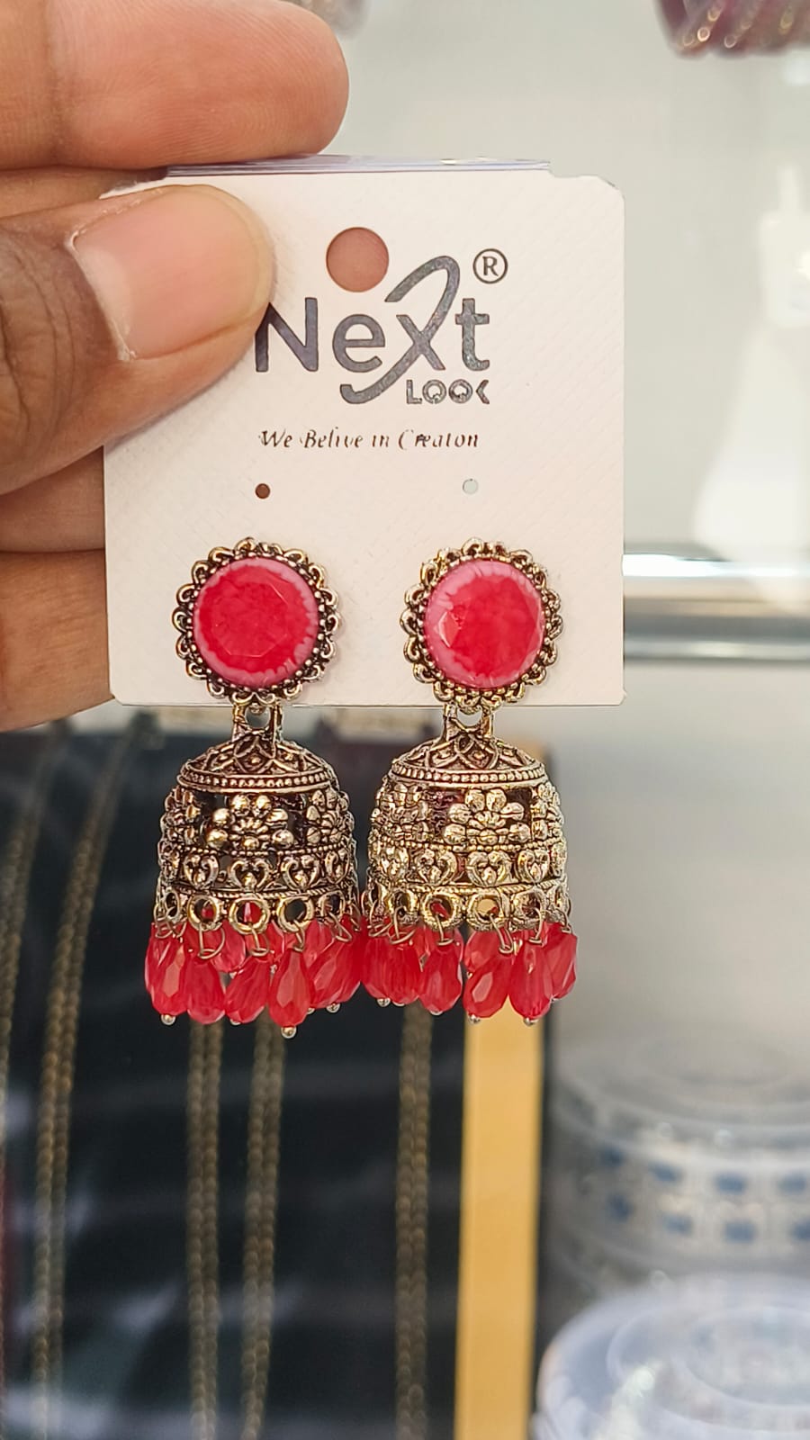 Oxidised Sliver Traditional Jumkha