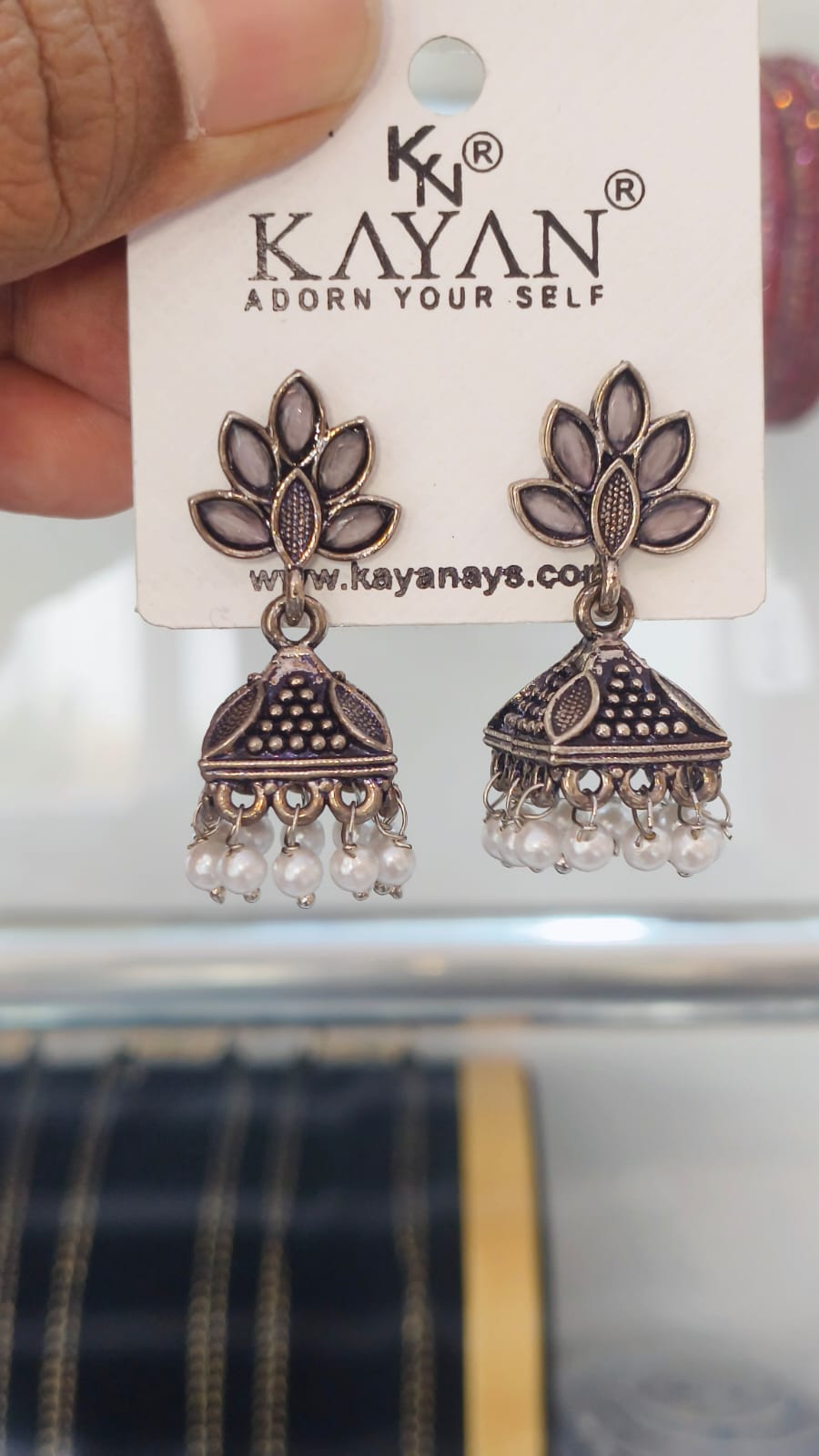 Oxidised Leaf Design Jumkha