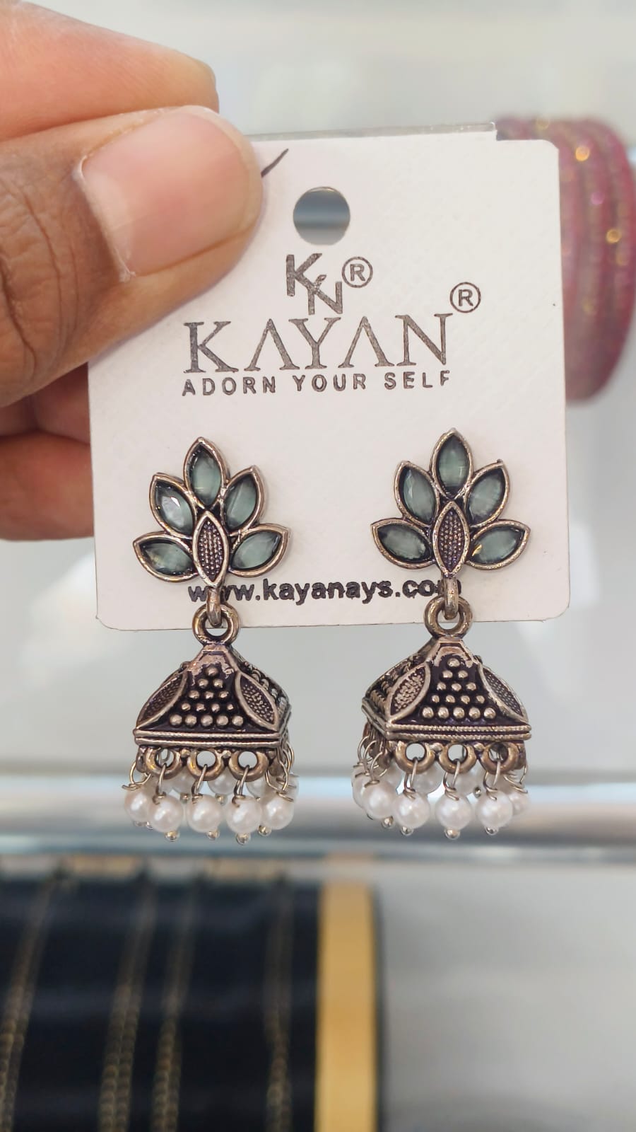 Oxidised Leaf Design Jumkha