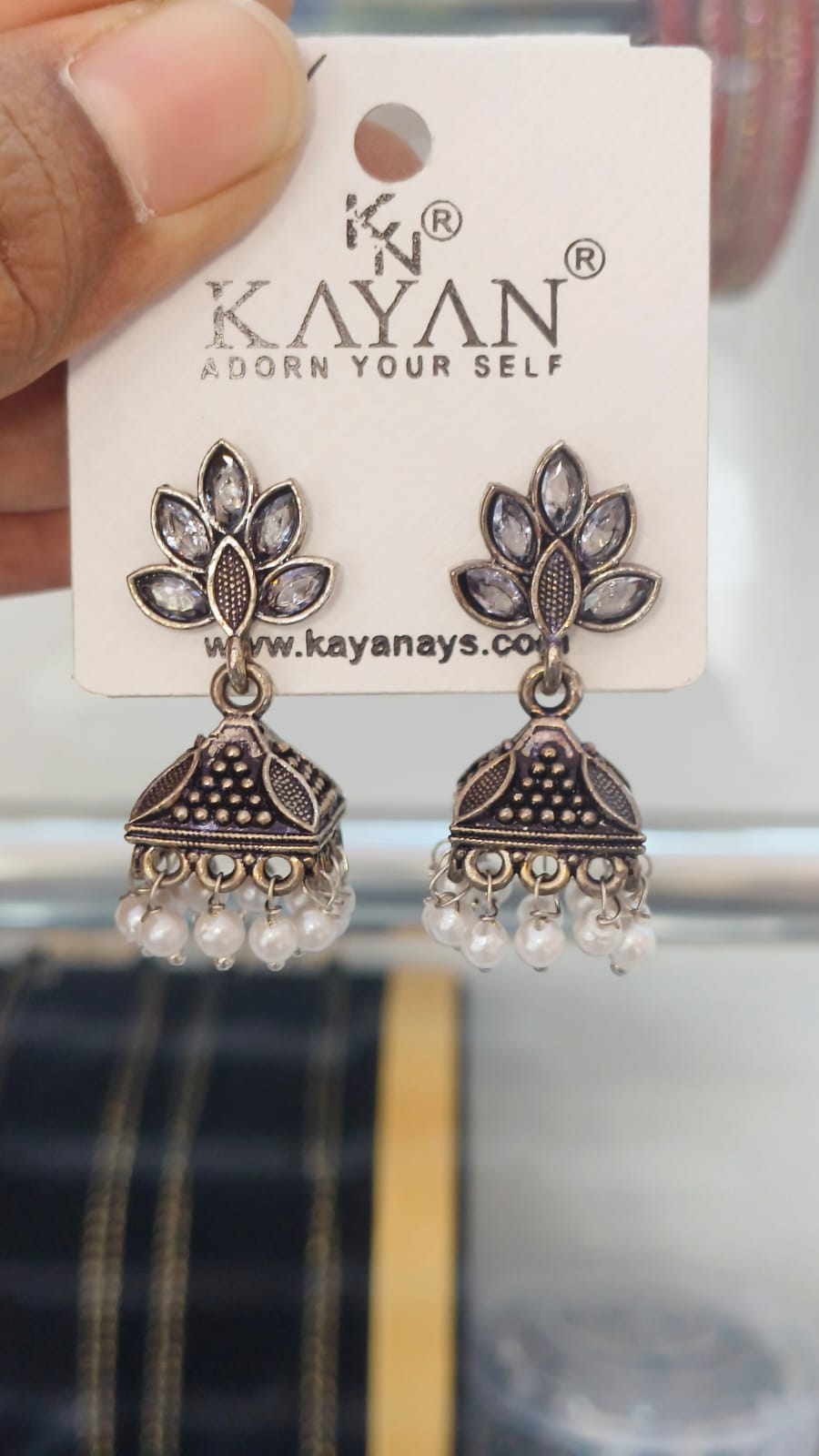 Oxidised Leaf Design Jumkha