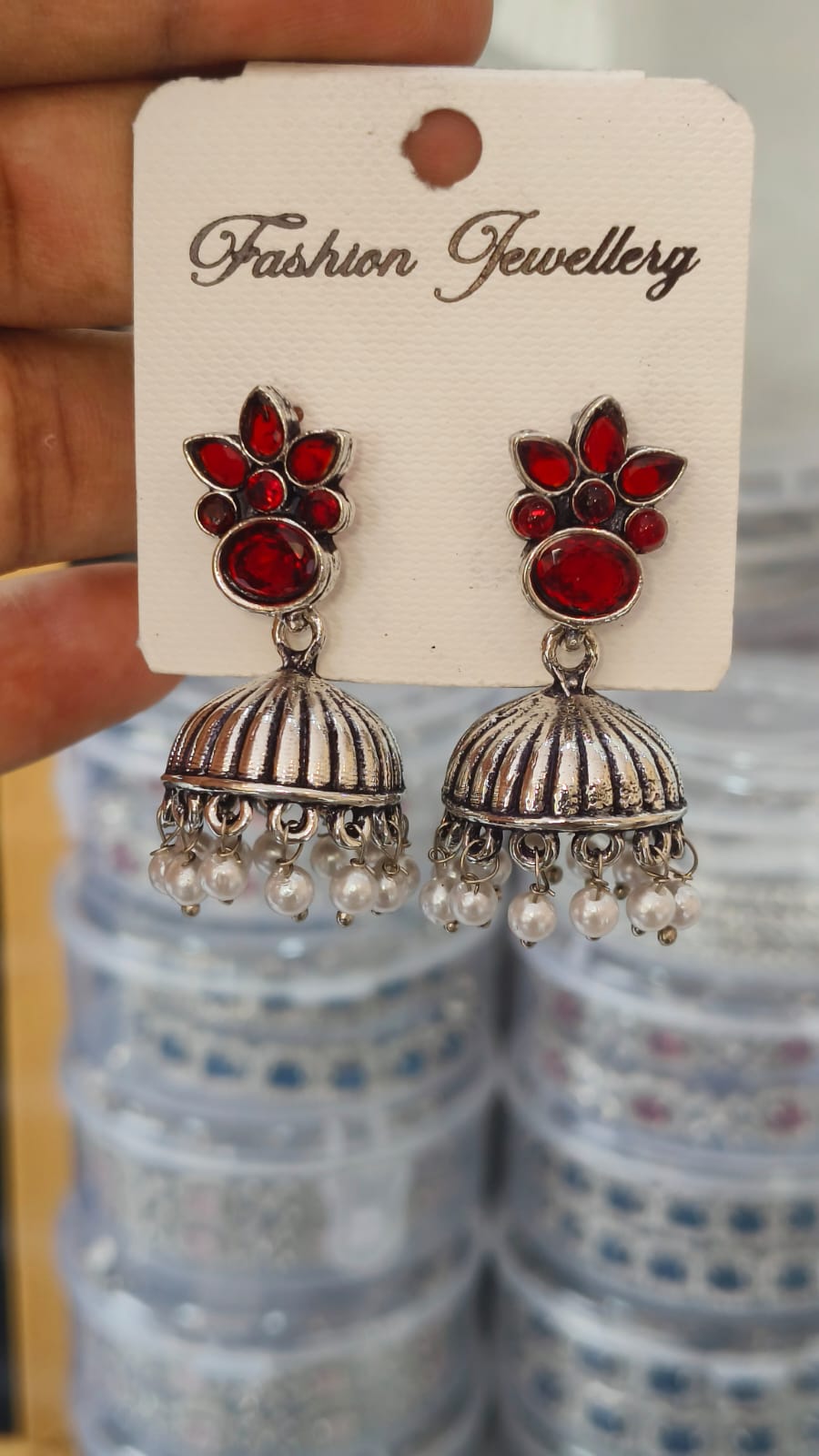 Oxidized Silver Jumkha