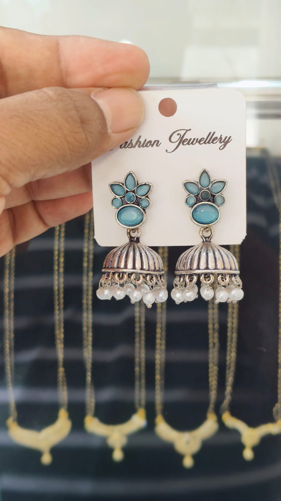 Oxidized Silver Jumkha