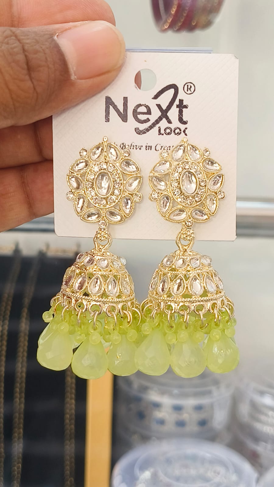 Kundan Pearl Traditional Jumkha