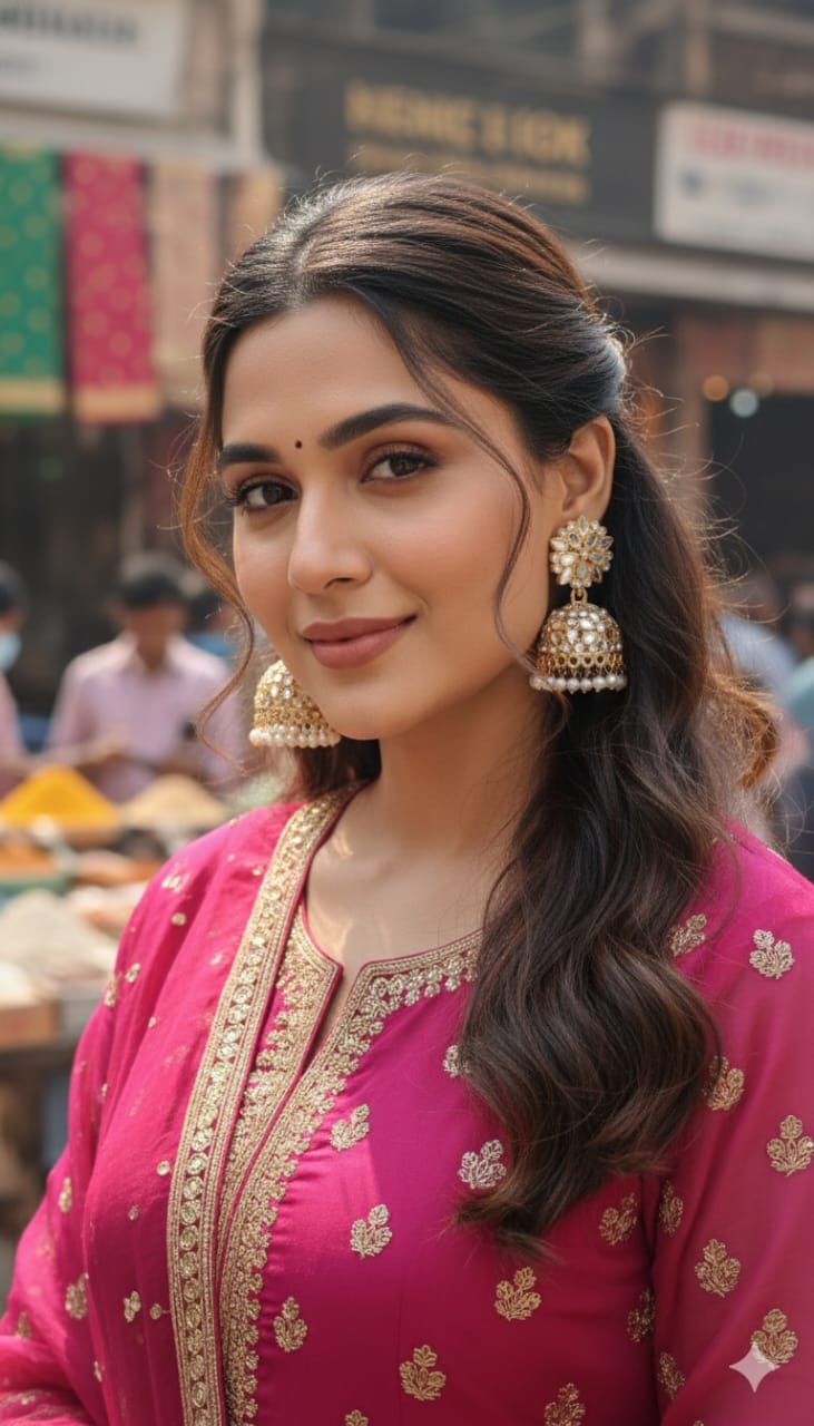 Mirror Jumka - Stunning Mirror Work Jumka