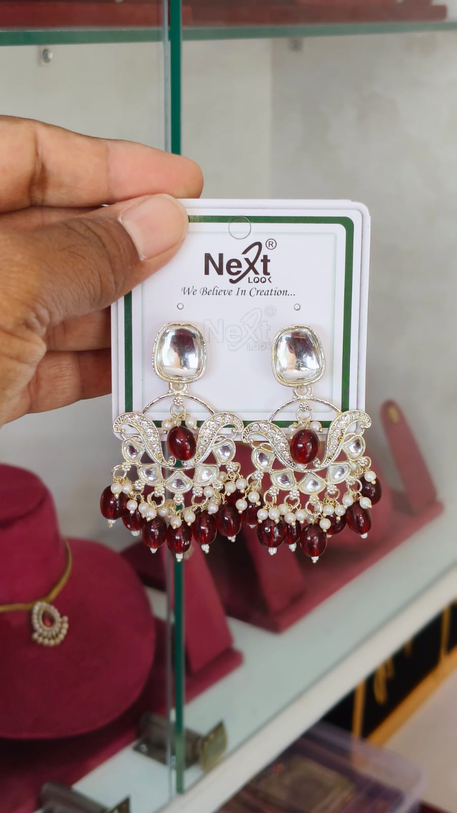Gorgeous Kundan Dangle Earring