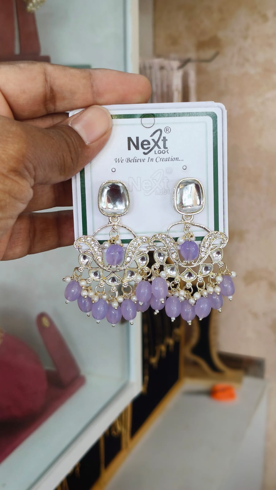 Gorgeous Kundan Dangle Earring