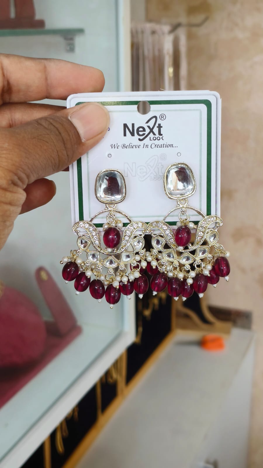 Gorgeous Kundan Dangle Earring