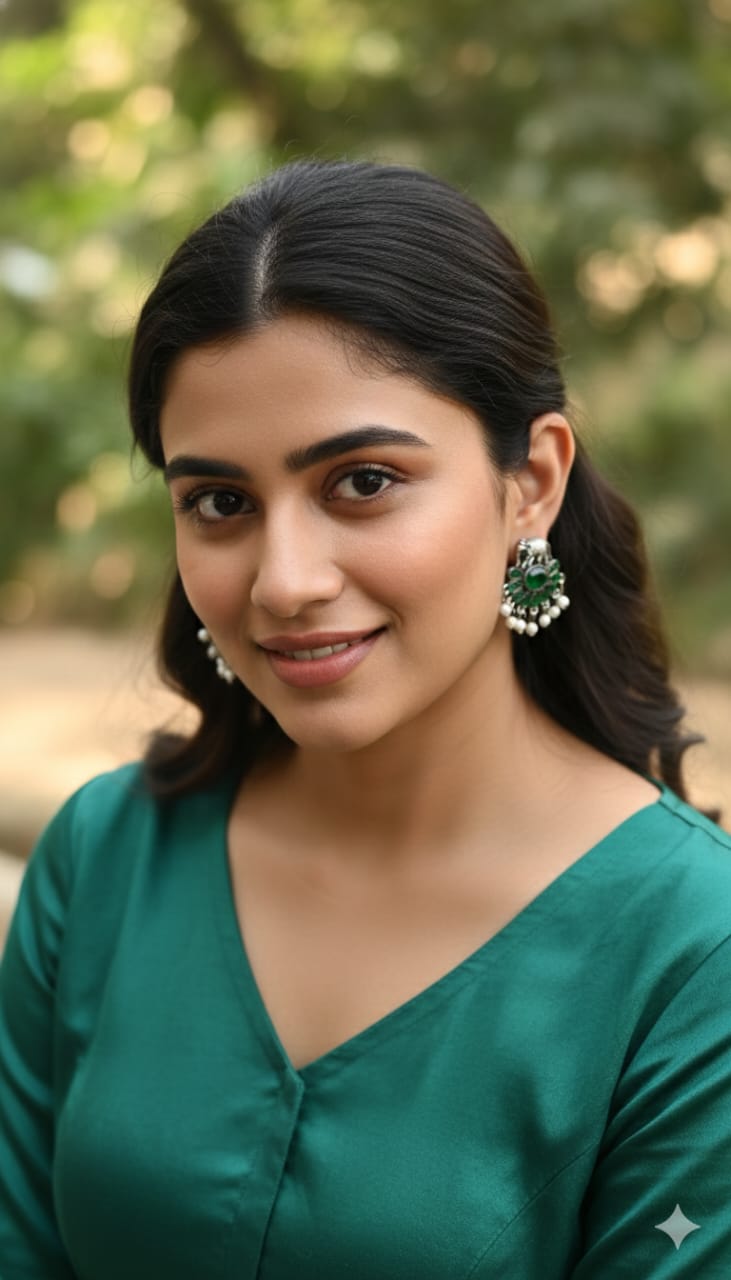 Elephant Stud Oxidised Earrings