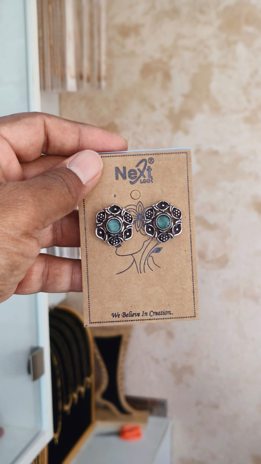 Oxidised Beautiful Earrings