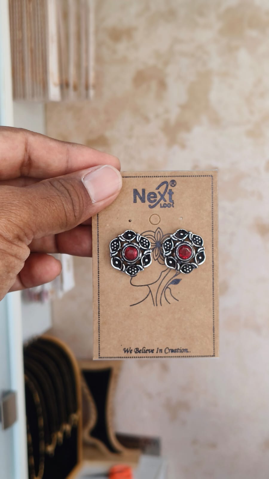 Oxidised Beautiful Earrings