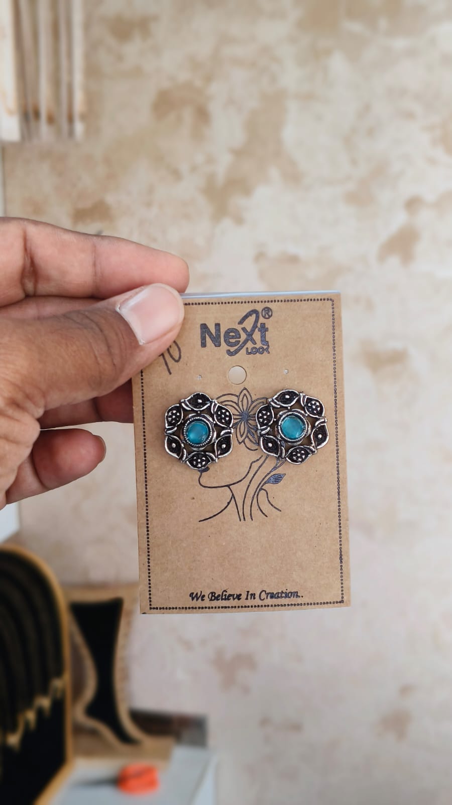 Oxidised Beautiful Earrings