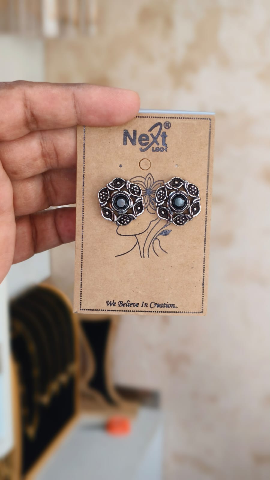 Oxidised Beautiful Earrings