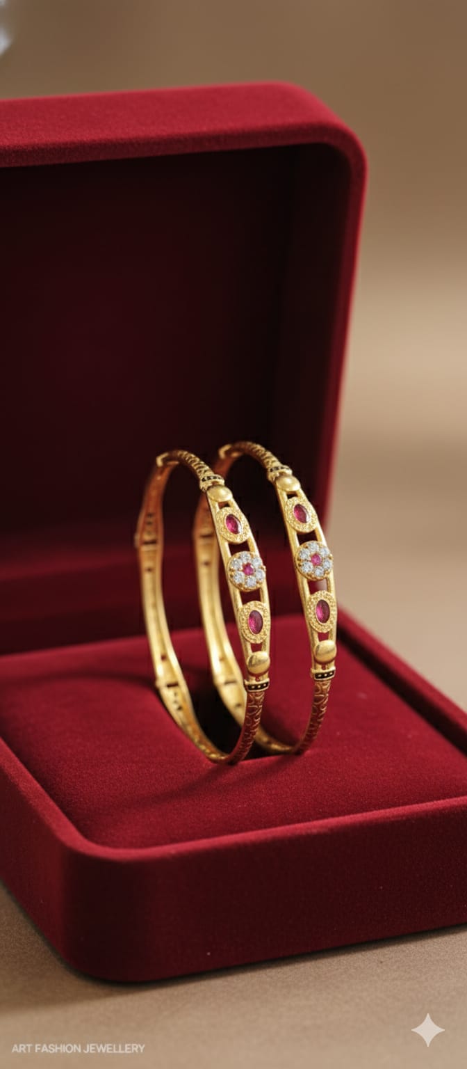 Antique 22k Gold Plated Kada/Bangle