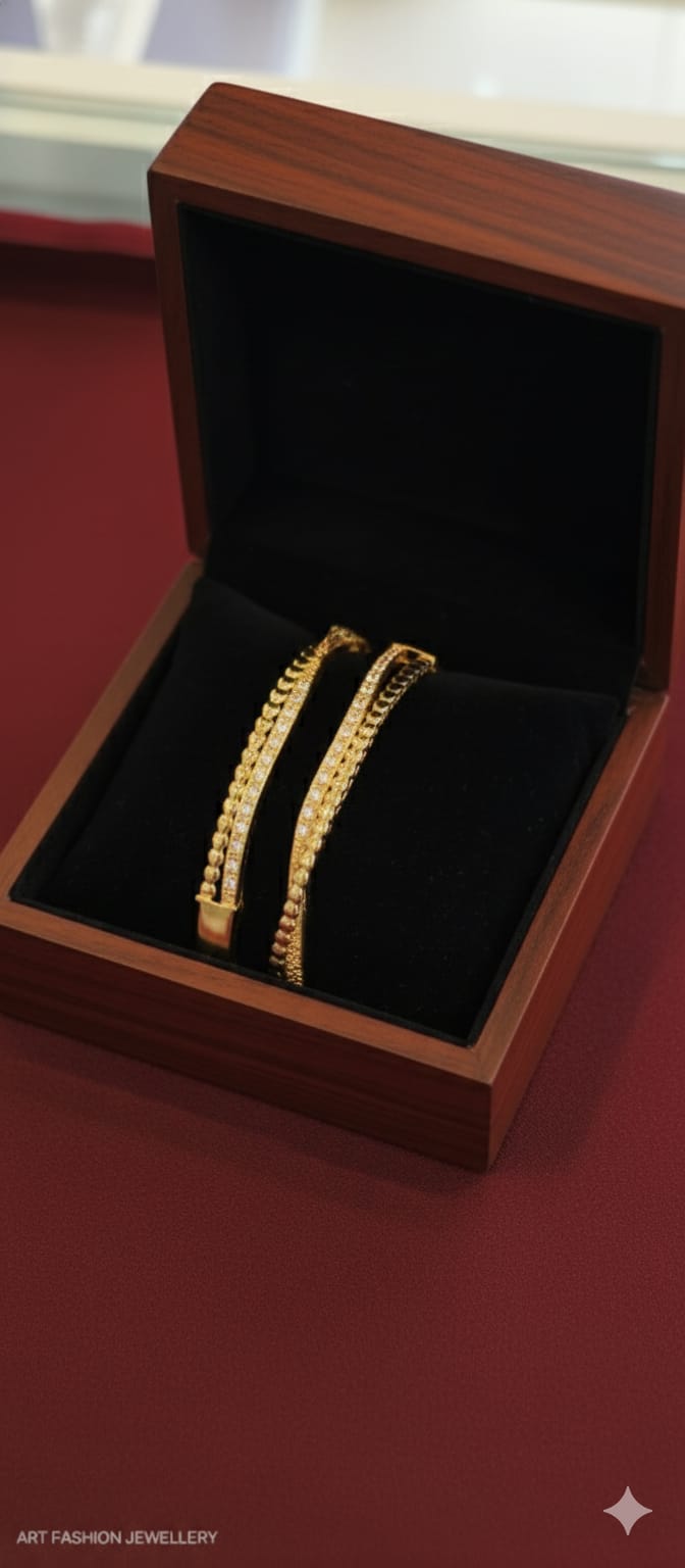 Infinity 22k Gold Plated Kada/Bangle