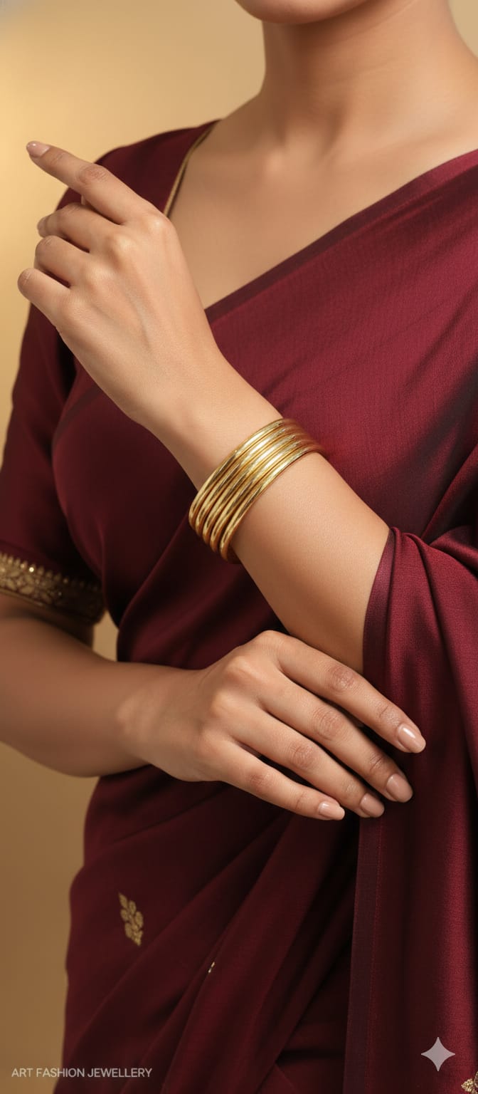 Shine 22kGold Plated Bangles