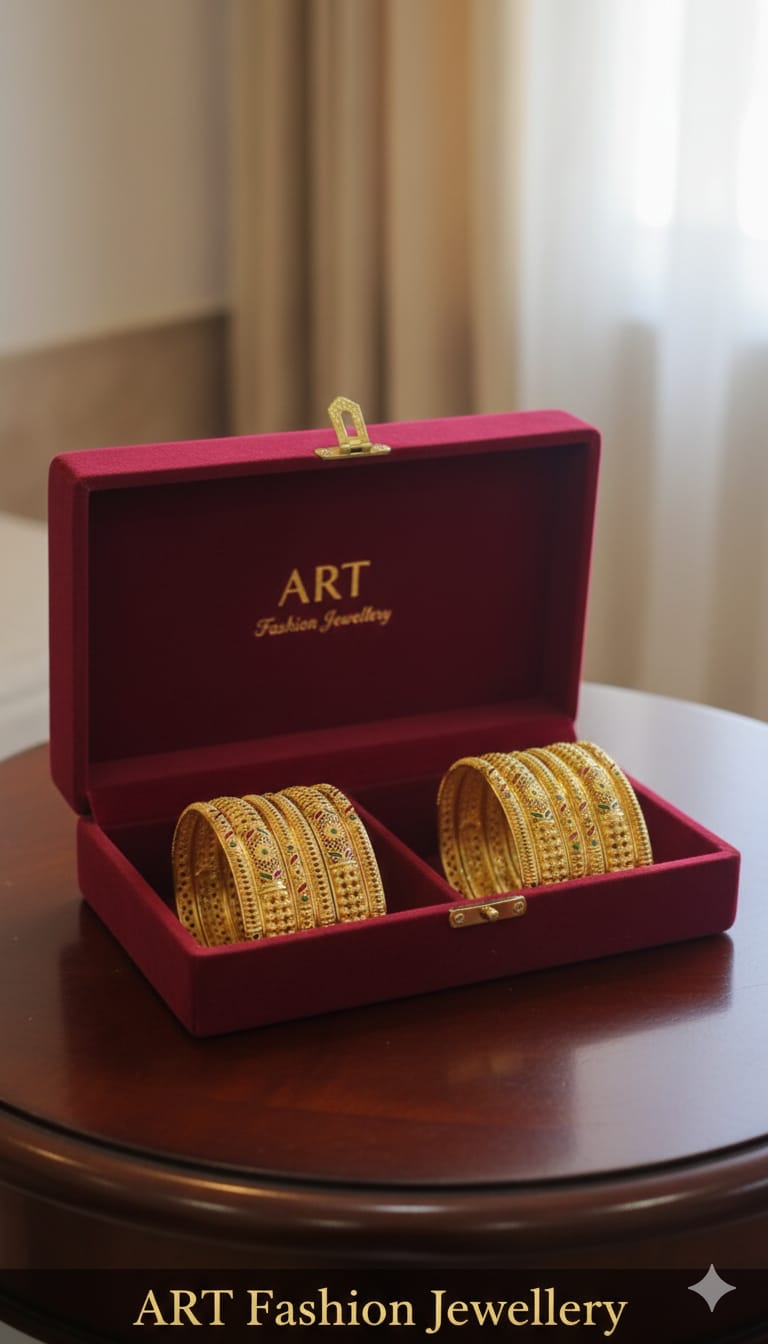 Antique 22k Gold Plated Bangles