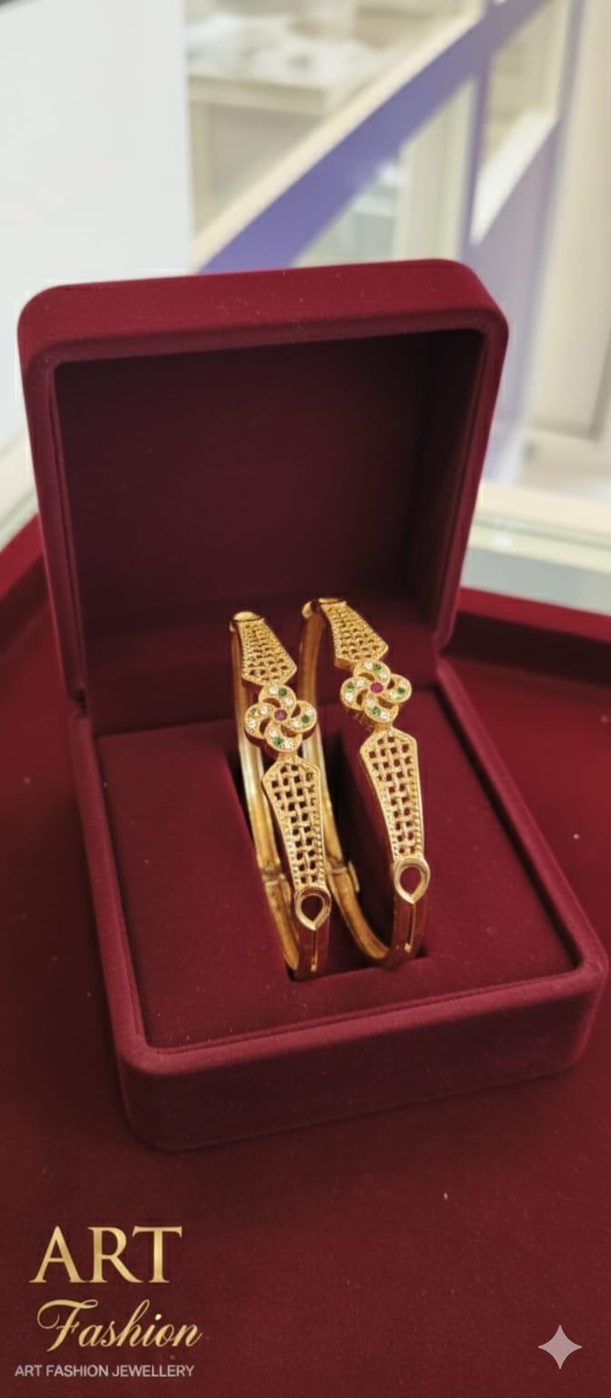 Mystic 22kGold Plated Bangles