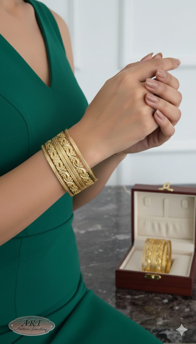 Classy 22kGold Plated Bangles