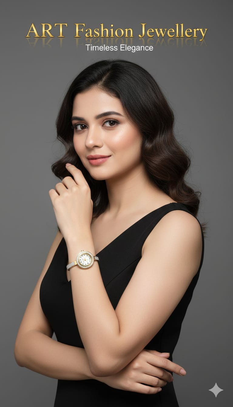 Dazzling 18k Gold Plated Watch