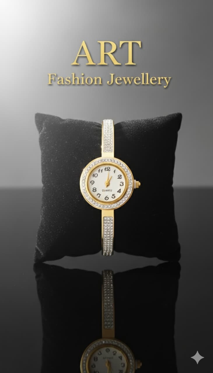 Dazzling 18k Gold Plated Watch