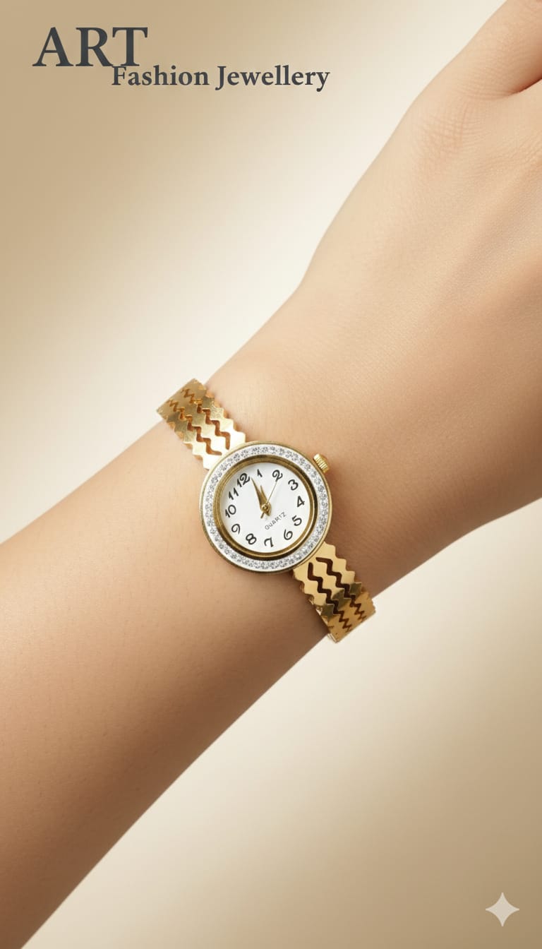 Amaze 18k Gold Plated Watch