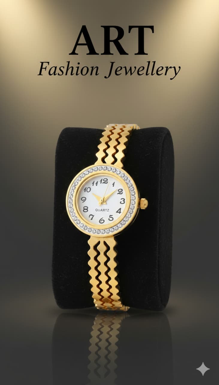Amaze 18k Gold Plated Watch
